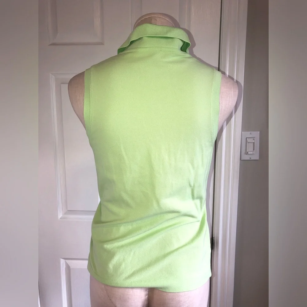Lilly Pulitzer Green Sleeveless Polo Top size small - Picture 3 of 5